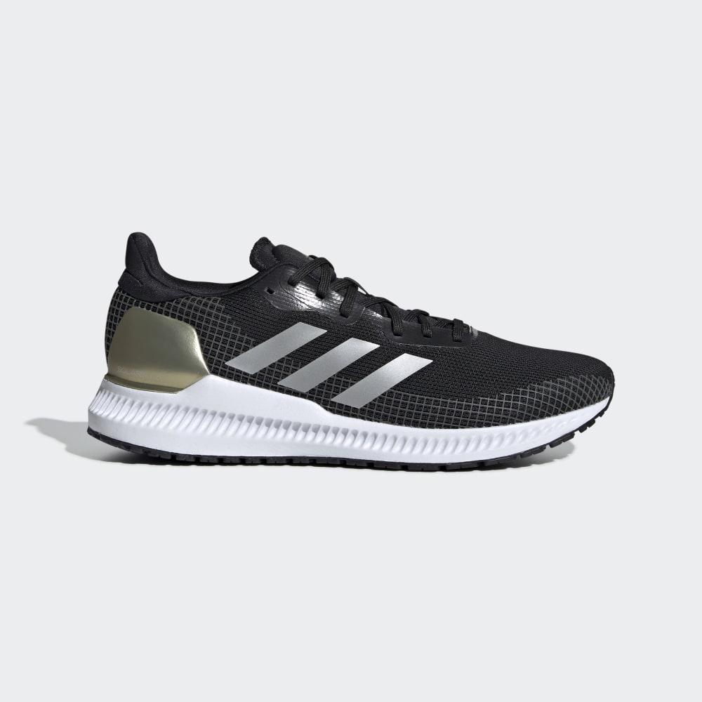 Adidas Men's Solar Blaze Walking Shoes Black/Silver Metal/Khaki Ireland EF0813